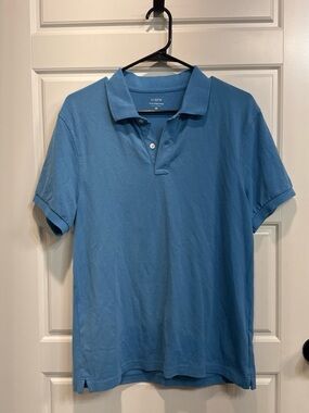 J. Crew Men’s Polo Shirt in Sky Blue